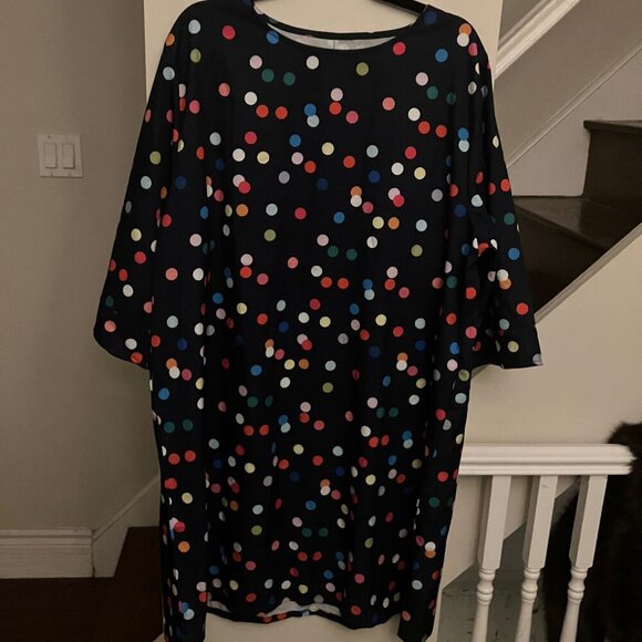Plus Sized Polka Dot Dress - Picture 2 of 6